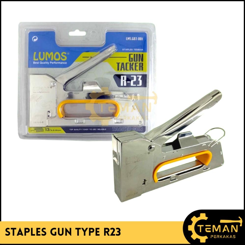 

Staples Gun Tacker R23 LUMOS / Staples Jok Tembak Hekter Gun R-23 AST