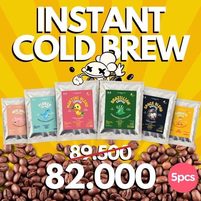 

INSTANT COLD BREW COFFEE BY BLACK POTION ROASTER ( 5 PCS ) KOPI AIR BAG ORIGINAL DAN TERPERCAYA