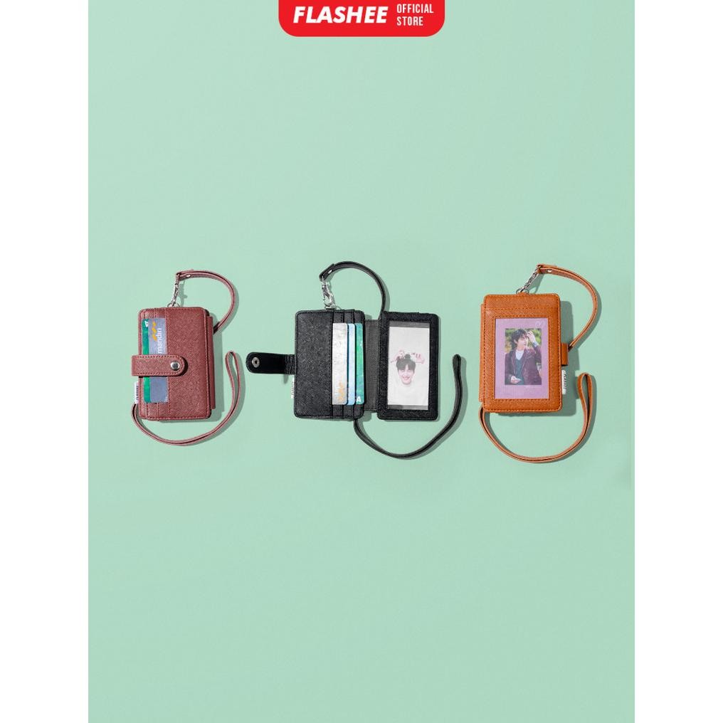 

Flashee ID Card Layton Kancing Samping Nametag Gantung Dompet Kartu Lanyard Name Tag ID Card Pria Wanita AST