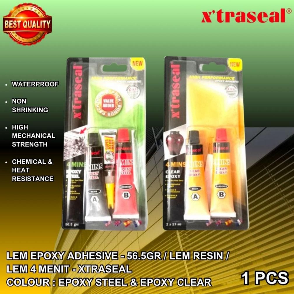 

Lem Epoxy/Lem Resin/Lem 4menit warna Grey/Clear setara Dextone Epoxy AST