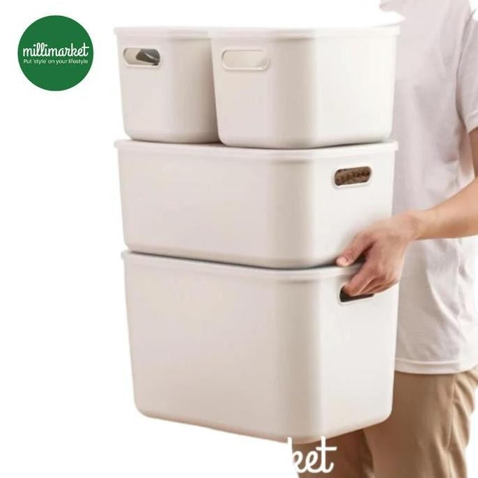 

Terlaris Tama White Plastic Container Storage Box Plastik Dengan Tutup Tahan Debu Lemari Baju Merah Penyimpanan