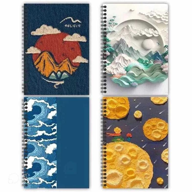 

Sketchbook A5 (50 lembar) - Buku Sketsa Desain Gambar -BUKU GAMBAR TEMA COVER 3D & POP ART - 100gsm AST