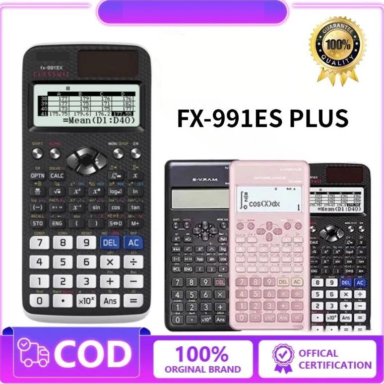 

Kalkulator Scientific Casio ilmiah FX-991EX/991ES-Plus Calculator Scientific Casio Kalkulator Casio Scientific 417 Fungsi/Dua Sumber Tenaga Baterai Dan Tenaga Matahari/40 Konstanta Rumus AST