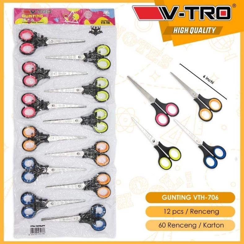 

Gunting Sedang D-160 -lusinan -12pcs AST