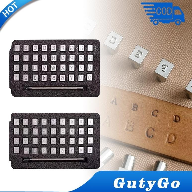 

Alat segel kulit untuk huruf dan angkaStempel kulit 0-9 angka 26 hurufLeather number alphabet stamp AST