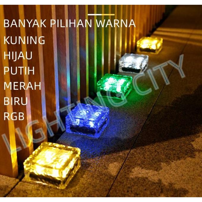 LAMPU LANTAI SOLAR TENAGA SURYA MINIMALIS STYLE BATU LAMPU TANGGA