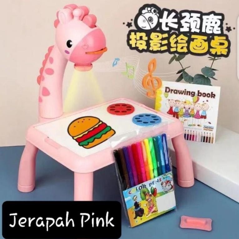 

Meja Gambar Anak Proyektor Mainan Edukasi Belajar Melukis Study Desk - SYS AST