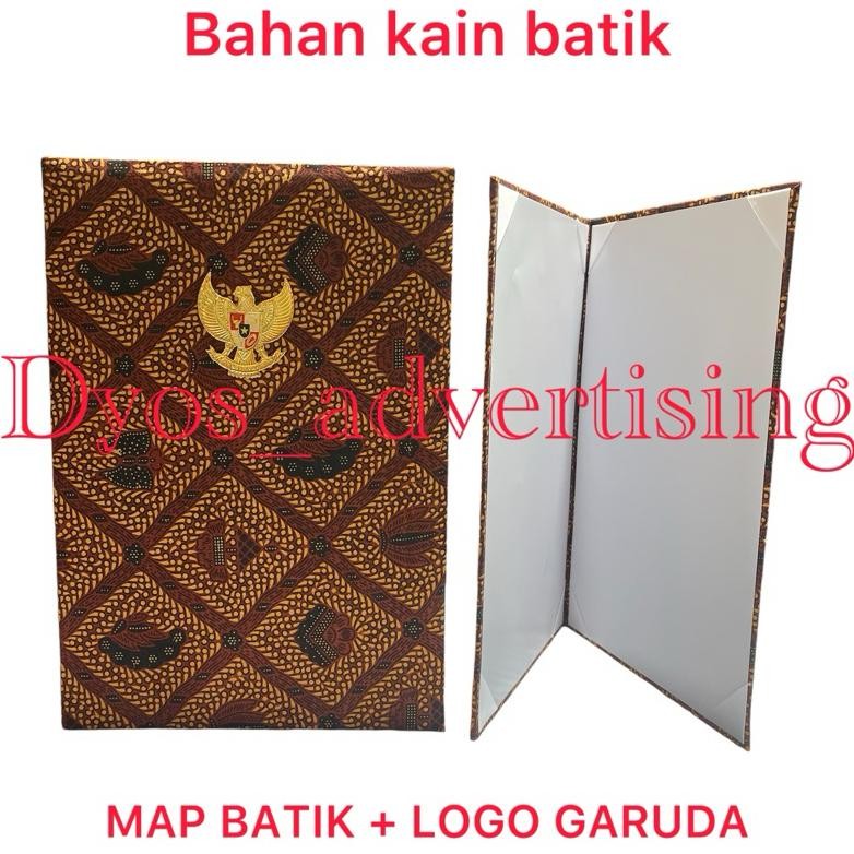 

Map batik map upacara map kantor pakai logo (coating garuda) AST