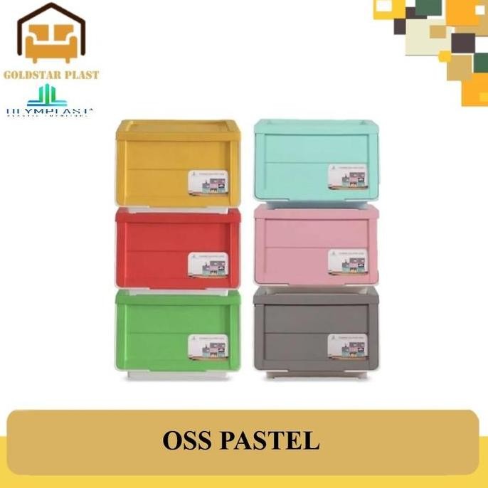 

Terlaris Olymplast Storage Solution| Box Serbaguna Plastik| Oss Pastel