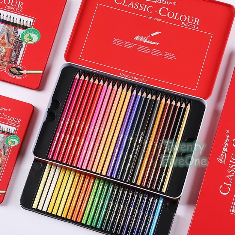 

Giorgione Oil Pensil Color 24/36/48/72 Colora Set Pensil Color Tong tebal segitiga AST