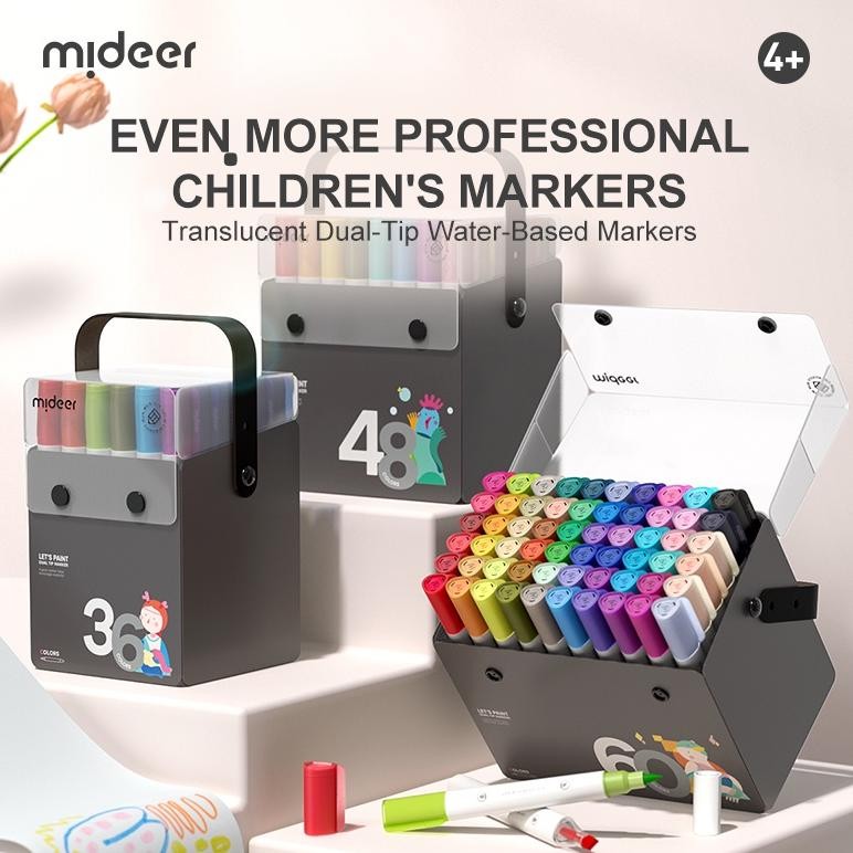

Mideer Translucent Dual Tip Markers Alat Menggambar Anak AST