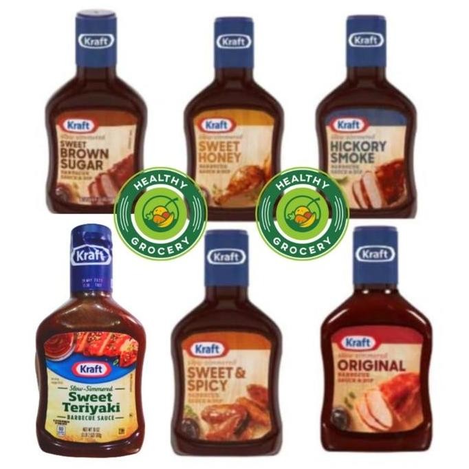 

Terlaris Kraft BBQ Sauce 510gr All varian Saus Barbecue SALE