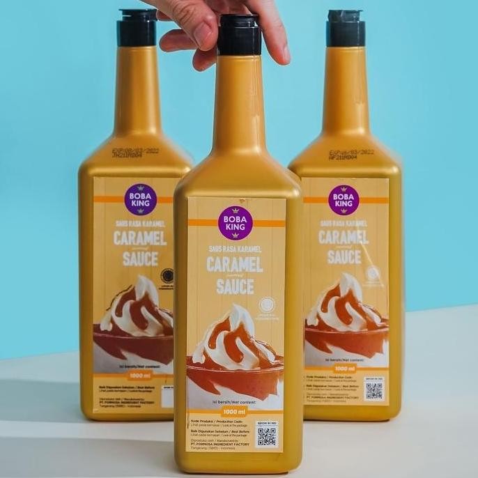 

Terlaris 1 LT Bobaking Caramel Sauce (topping saus karamel) SALE