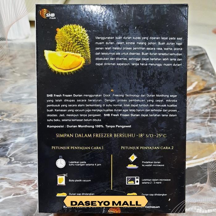 

DURIAN MONTHONG THAILAND FROZEN DUREN MONTONG THAILAND 450 GRAM HIGHT QUALITY