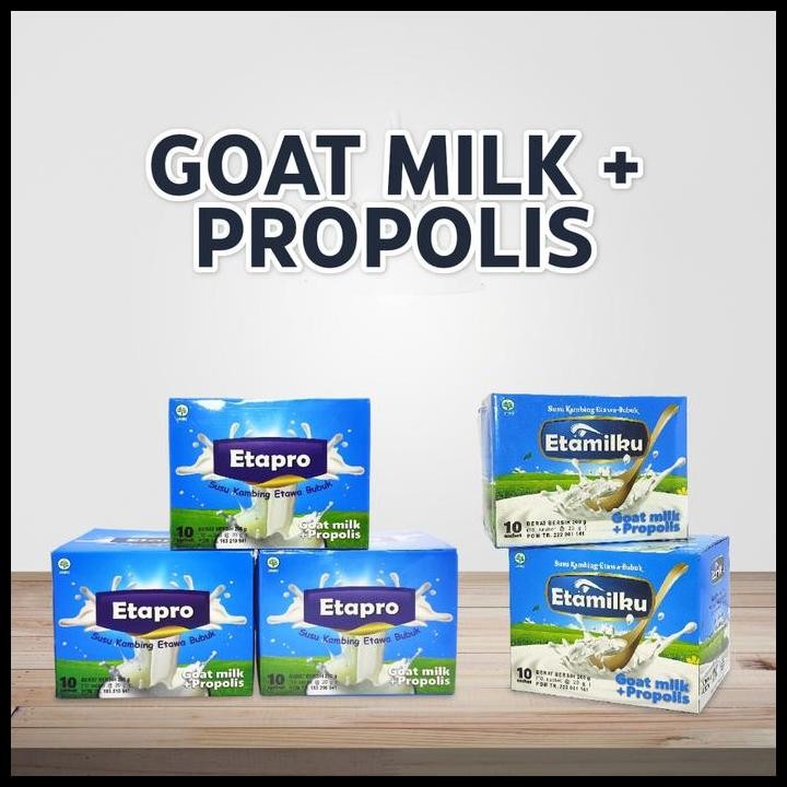 

Terlaris Susu Kambing Bubuk Etapro Etawa Propolis Asli Original Pom / Bpom Good Quality