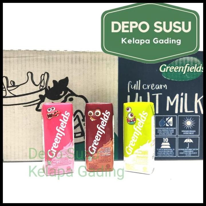 

Terlaris Susu Greenfields Uht 125 Ml X 40Pcs Coklat/Strawberry/Plain Greenfield Good Quality