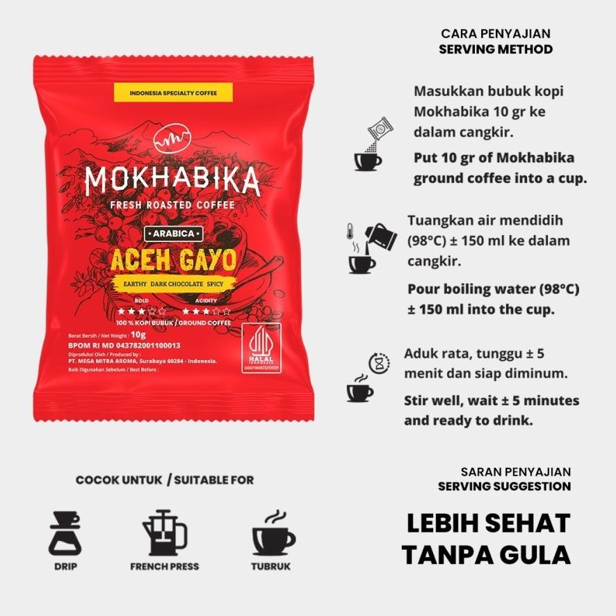 

Paling dicari Mokhabika Arabica Aceh Gayo Premium Coffee Powder