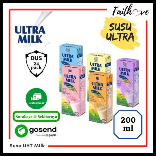 

Terlaris Susu Ultra Milk Promo 200 Ml By Gojek Grab Good Quality