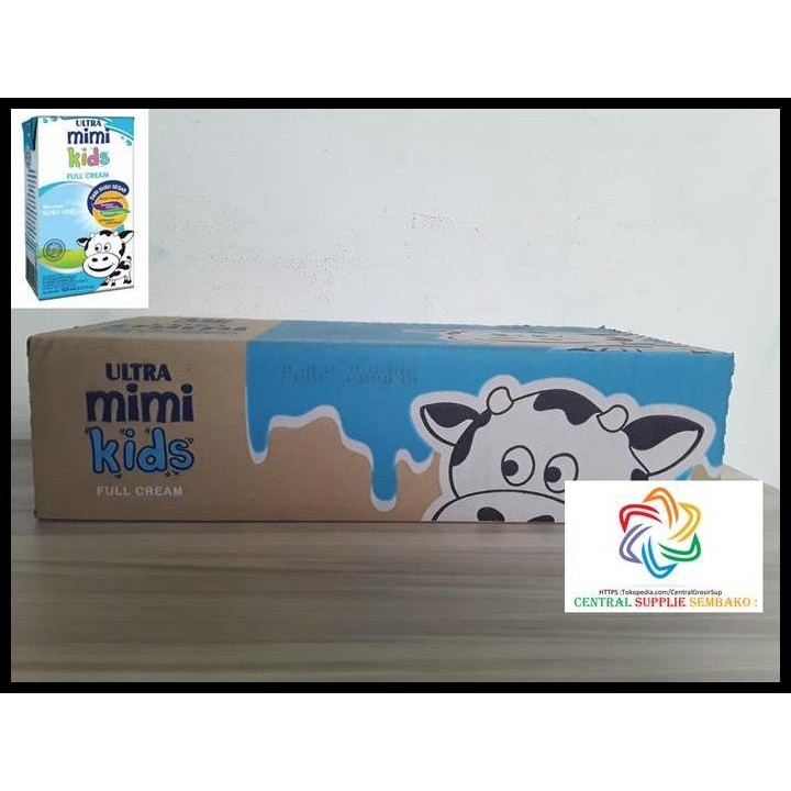 

Terlaris Ultra Mimi Kids Full Cream Susu Uht [125Ml /40 Pcs / 1 Karton ] Good Quality