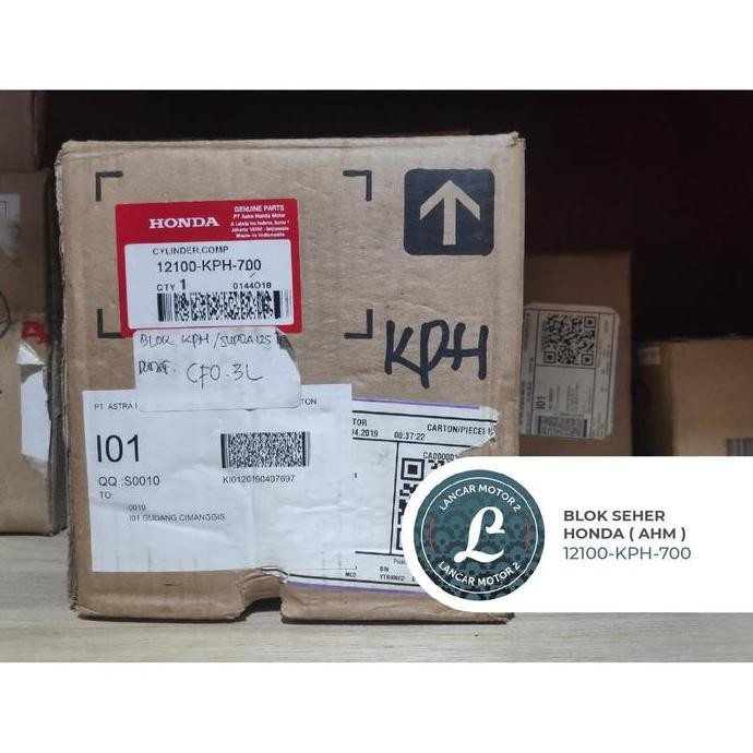 Blok Seher KPH Supra X 125 Fi Ori 100% Orinal Honda AHM