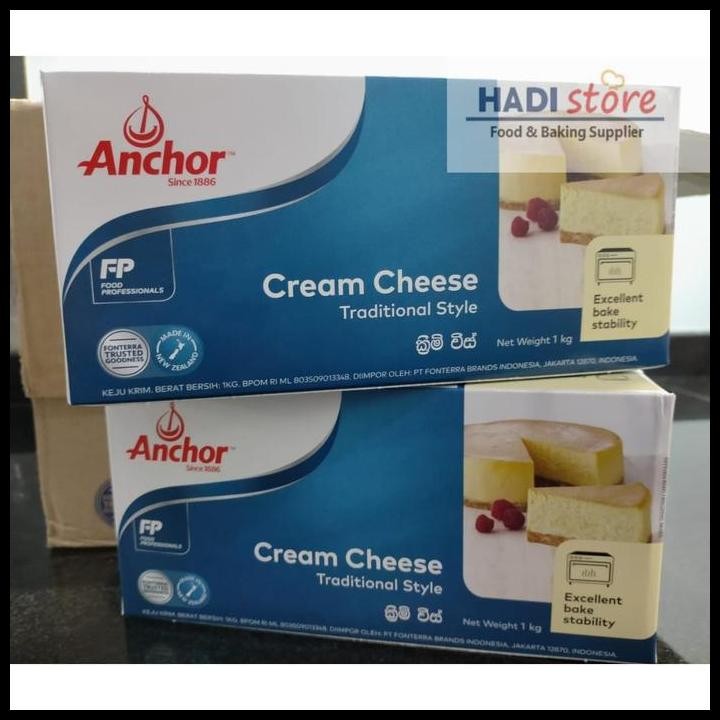 

Terlaris Anchor Cream Cheese 1 Kg (Original Pack) Good Quality