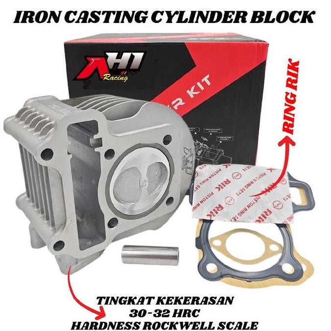 BLOK BLOCK SEHER BORE UP AH1 RACING BEAT Fi SCOOPY Fi VARIO 110 Fi SPACY Fi KODE KZL - CYLINDER BLOK