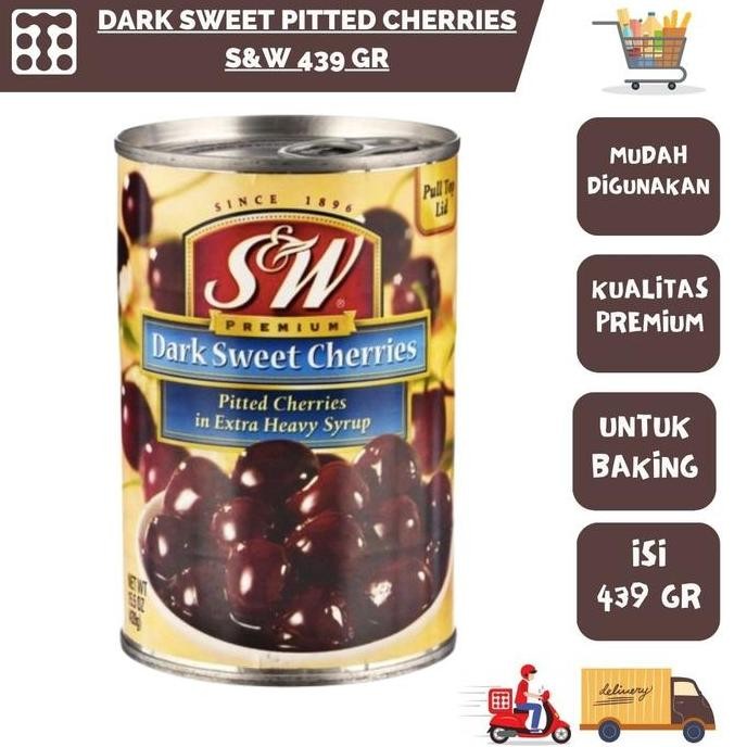 

Terlaris Cerry Pitted Manis Hitam S&W 439 Gram Kualitas Terbaik SALE