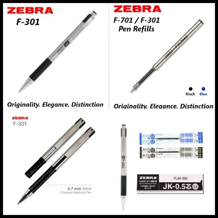 

Terbaru Zebra F301 Reguler F301 Compact G301 Gel Pulpen Bodi Besi Stainless Steel High Quality