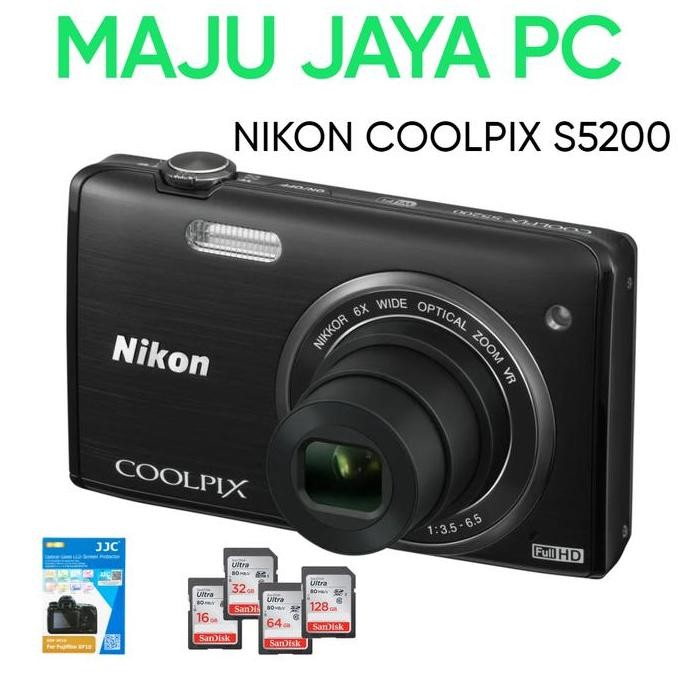 Tersedia NIKON COOLPIX S5200 / KAMERA POCKET NIKON COOLPIX S5200