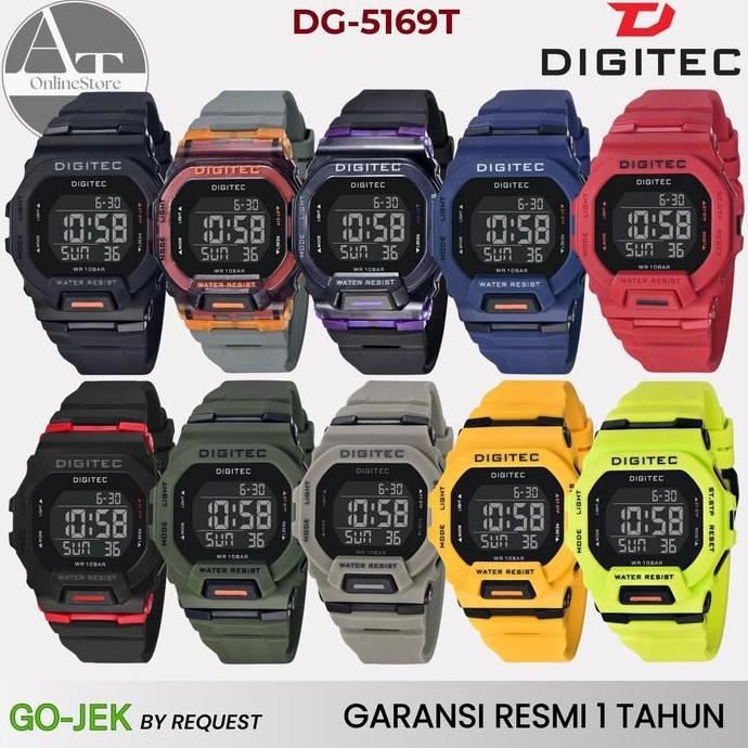 Tersedia Jam Tangan Pria Digitec DG 5169 / DG-5169 / DG5169 ORIGINAL
