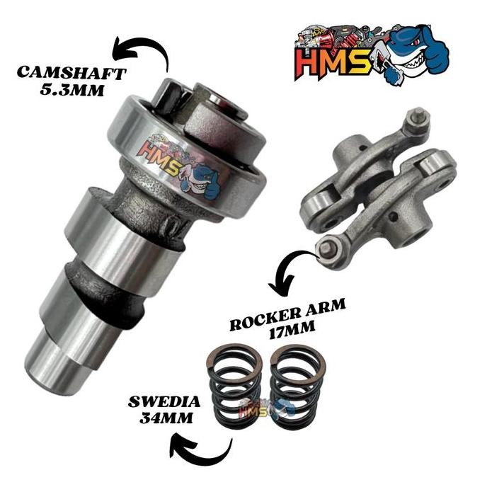 PAKETAN NOKEN AS RACING JUPITER Z VEGA R NEW PELATUK ROLLER PER KLEP