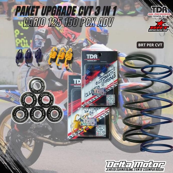 PAKET 3 IN 1 UPGRADE CVT BRT VARIO 125 VARIO 150 XC 150 ADV 150