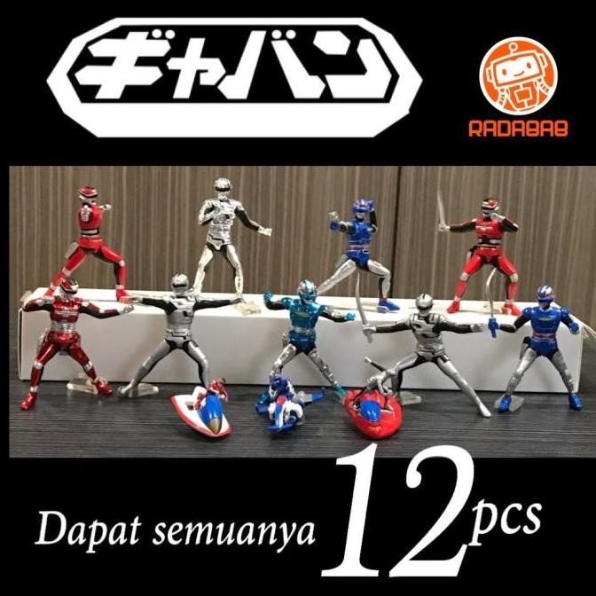 Bandai Action Figure Space Sheriff Sharivan - Gavan Isi 12