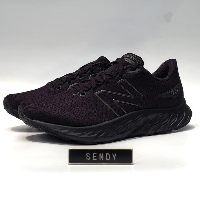 Tersedia New Balance NB Fresh Foam Evoz V3 Original 100% Ori Asli Authentic MEVOZTB3 Black Warna Ful