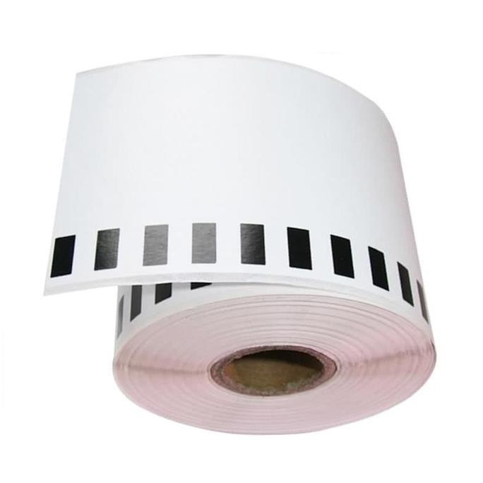 

Stiker Kertas Continuous Brother Label Tape 67Mm X 30M Dk-22205 Dk2220 New Stok