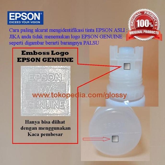 Tinta Original Epson L120 L121 Loosepack 1 Set New Stok