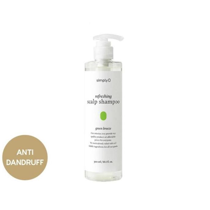 Simply O Refreshing Scalp Shampoo (Green Breeze) 300Ml