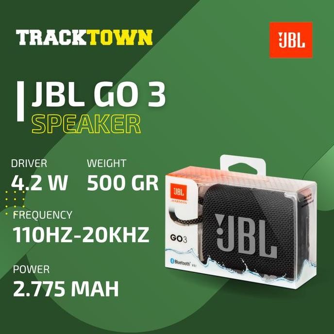 NEW JBL GO 3 BLUETOOTH SPEAKER ORIGINAL