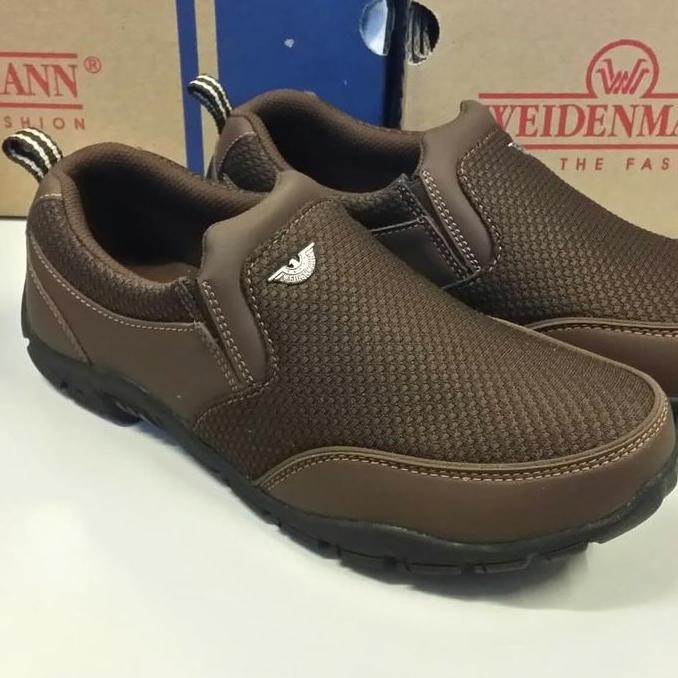 Tersedia Sepatu Slip On Weidenmann Walker Coklat
