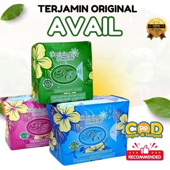 Pembalut avail | avail pembalut | pentiliner avail siang malam 1 pcs