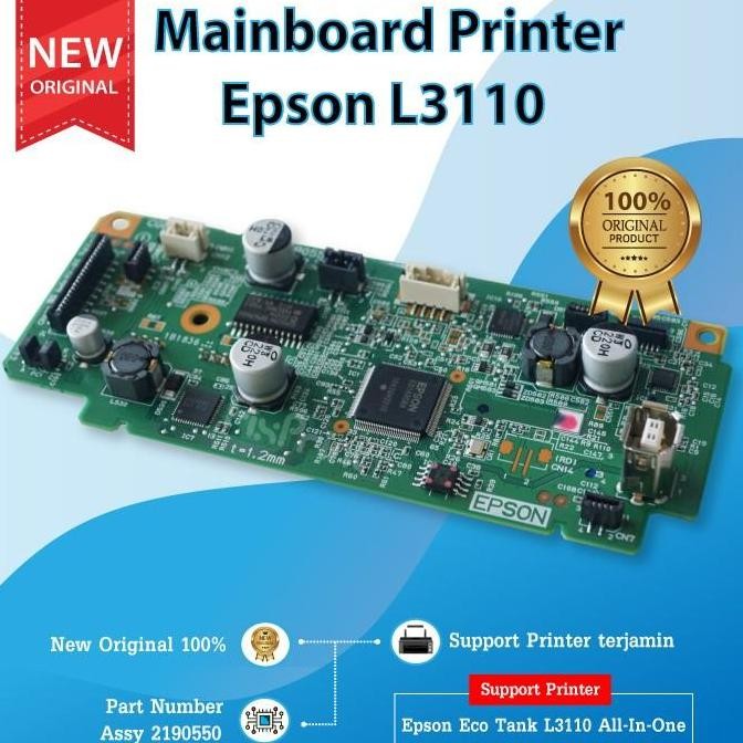 Original Mainboard Epson L3110 Board Motherboard Printer L3110 L-3110 New Stok