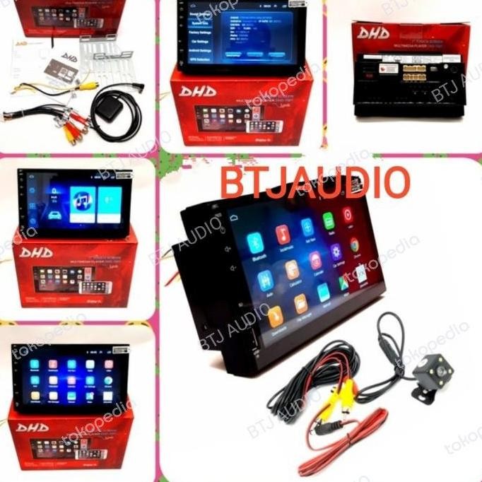 Tersedia HEAD UNIT TAPE TV MOBIL DOUBLE DIN OS ANDROID DHD 7 INCH + KAMERA
