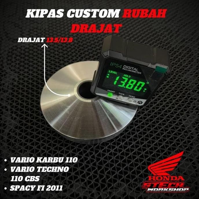 PULLEY SET RUMAH ROLLER BEAT KARBU SCOOPY KARBU SPACY CUSTOM BUBUT