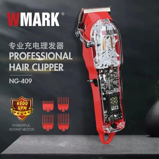 BEBAS ONGKIR - WMARK NG-409 Alat Cukur Rambut 6500 RPM NG 409 NG409 Hair Clipper
