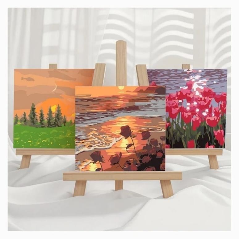 

Paint By Numbers 20x20CM Lukisan Kanvas Best Seller AST