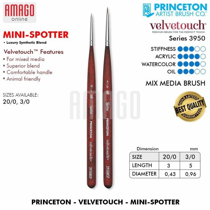 

Brush PRINCETON - Velvetouch - Synthetic - Mini Spotter AST