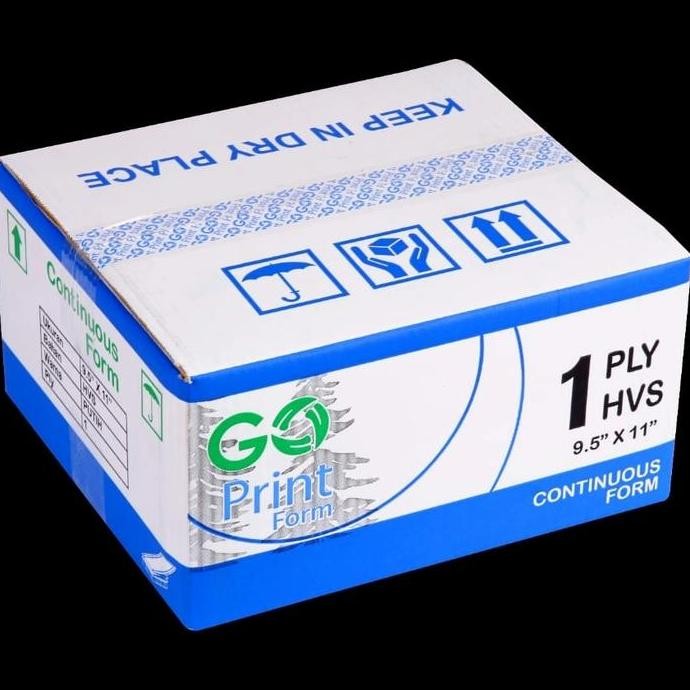 

NEW Continuous Form 9,5 x 11 1 Ply NCR ( bisa request bagi 2)
