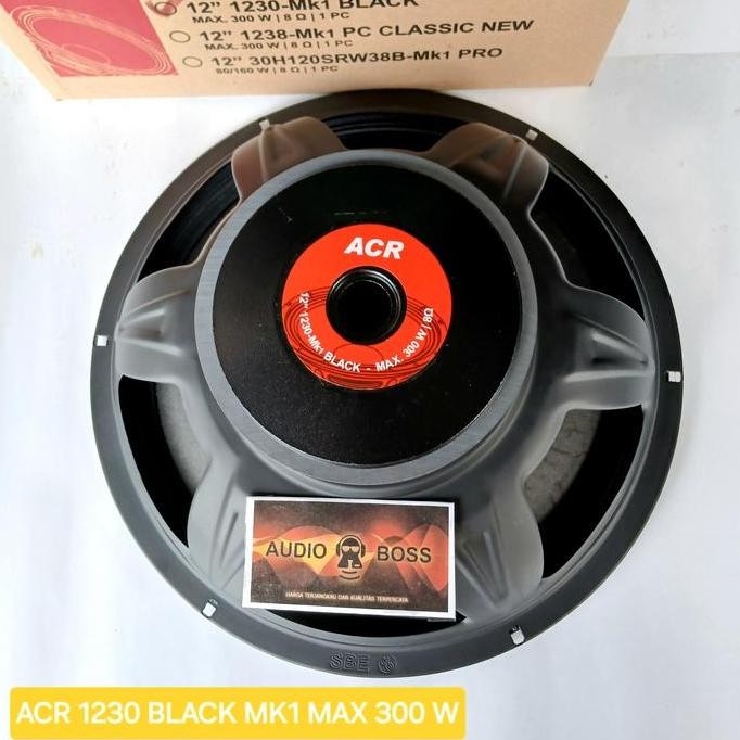 Speaker 12 inch 12" Full Range ACR 1230 BLACK - Speaker ACR 1230 BLACK