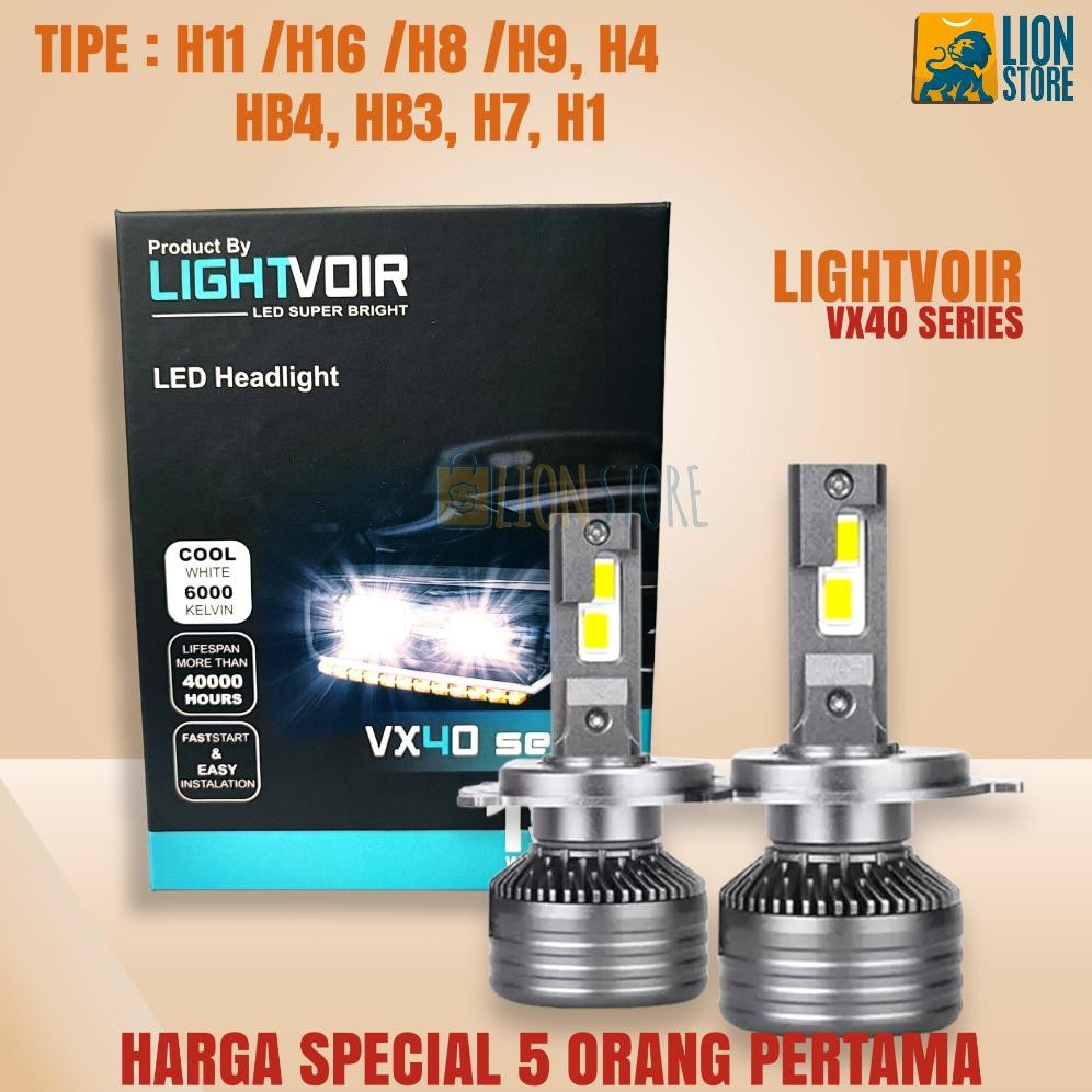 LAMPU LED MOBIL HEADLAMP UTAMA VX40 SERIES SUPER TERANG
