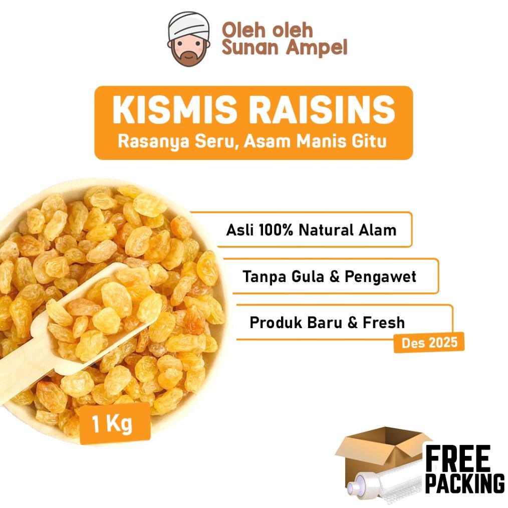 

Kismis Premium 1kg Asam Manis Mutiara Raisins Rasa Manis Enak Fresh Khas Arab MPASI Oleh Haji Umrah